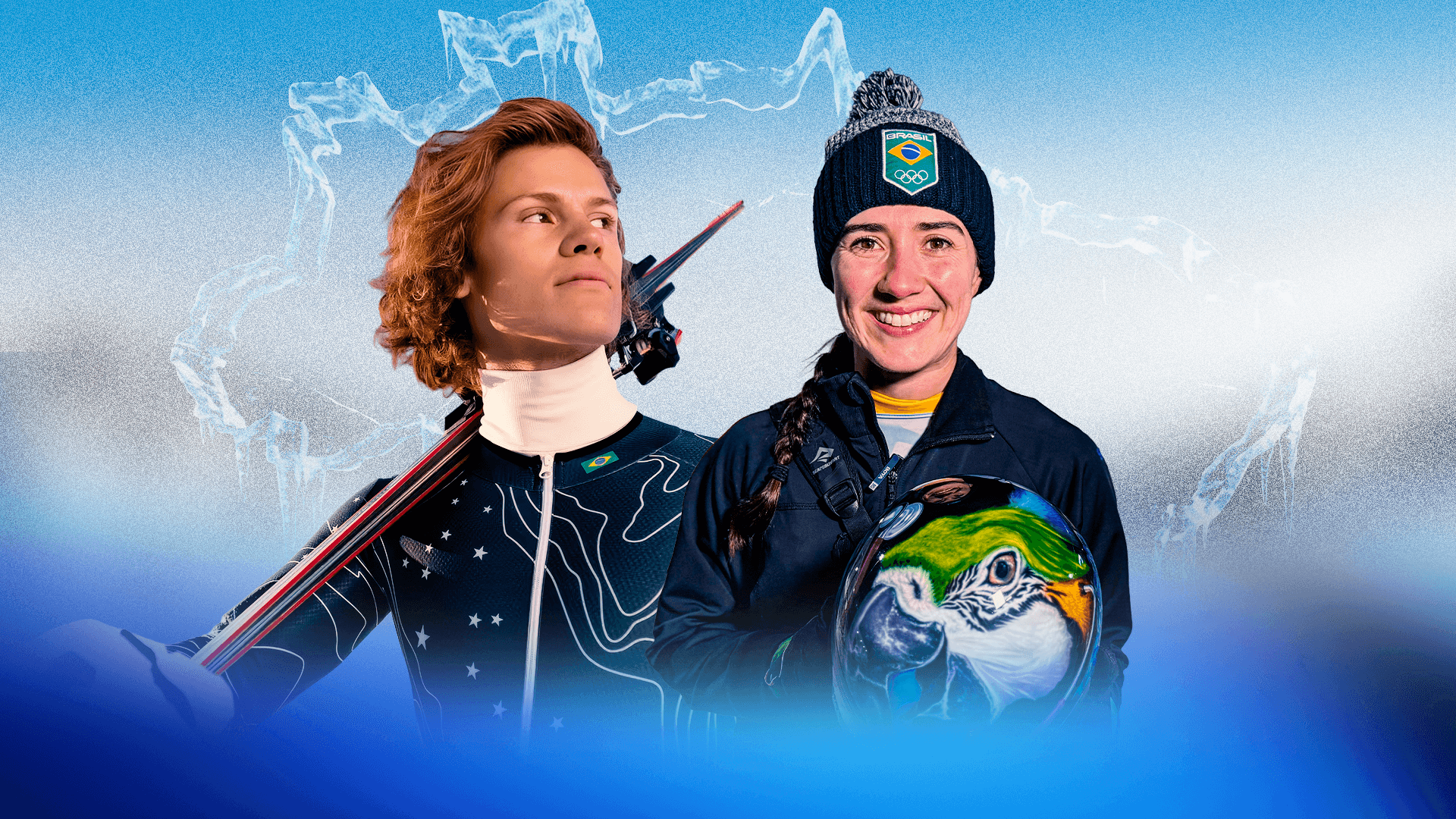 Nicole Silveira e Lucas Pinheiro Braathen serão os porta-bandeiras do Time Brasil nas Cerimônias de Abertura de Milão-Cortina 2026