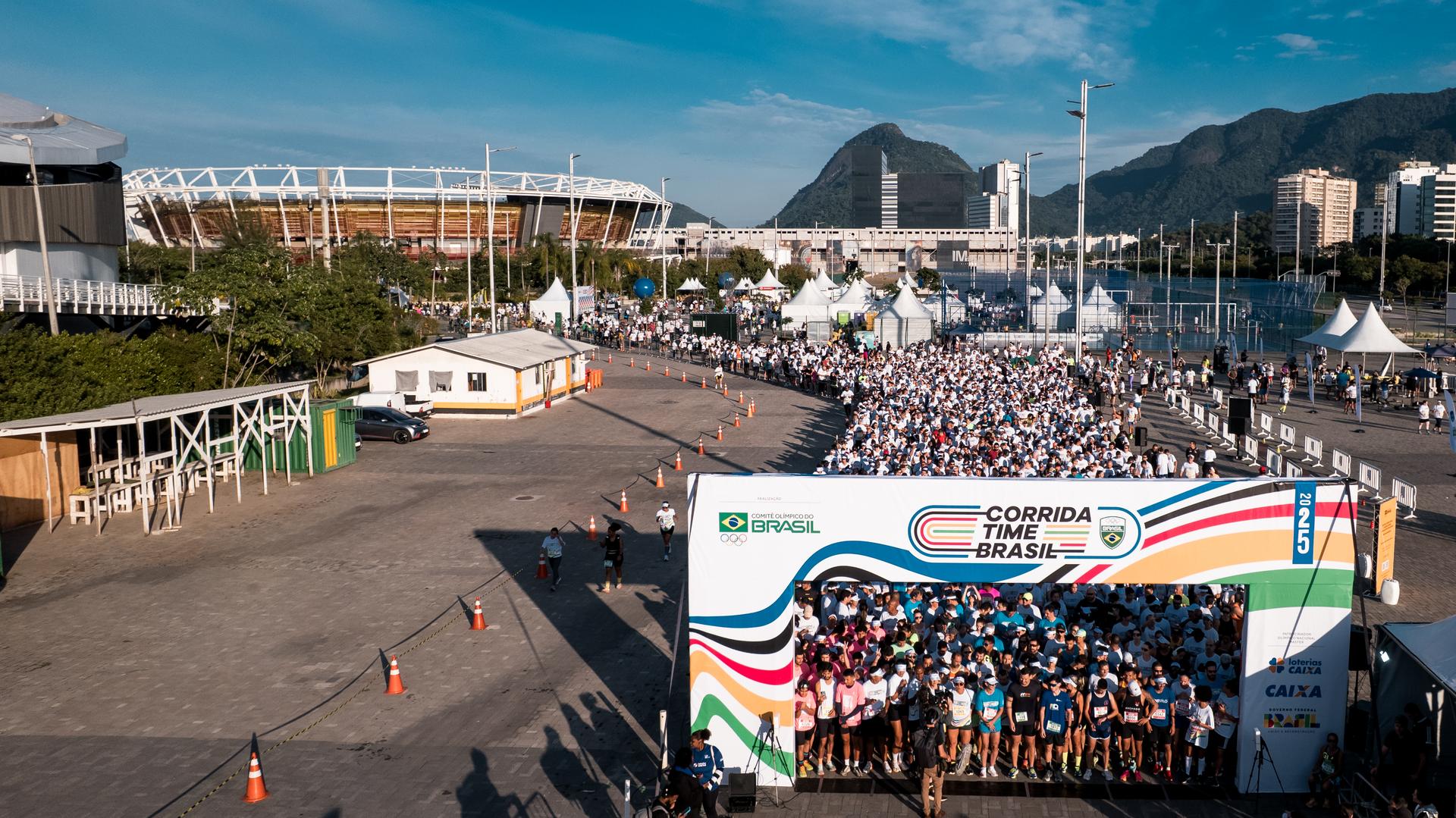 Parque Olímpico recebe atletas e milhares de amantes do esporte na segunda edição da Corrida Time Brasil neste domingo, dia 17