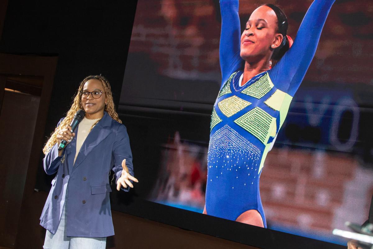 Rebeca Andrade é a nova embaixadora de sustentabilidade do Comitê Olímpico do Brasil