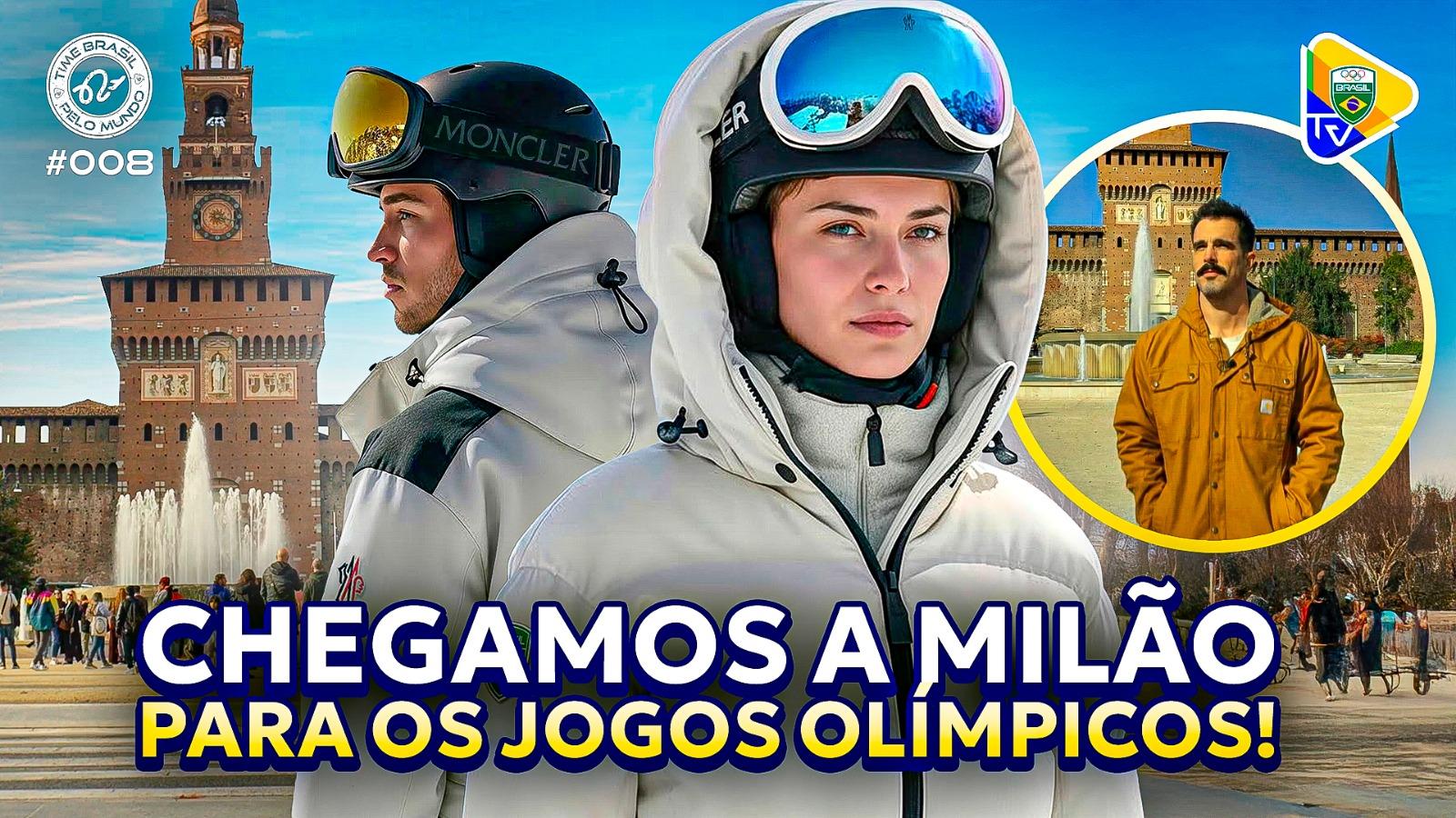 A um mês dos Jogos Olímpicos de Inverno 2026, COB explora Milão e Cortina D’Ampezzo na websérie Time Brasil pelo Mundo