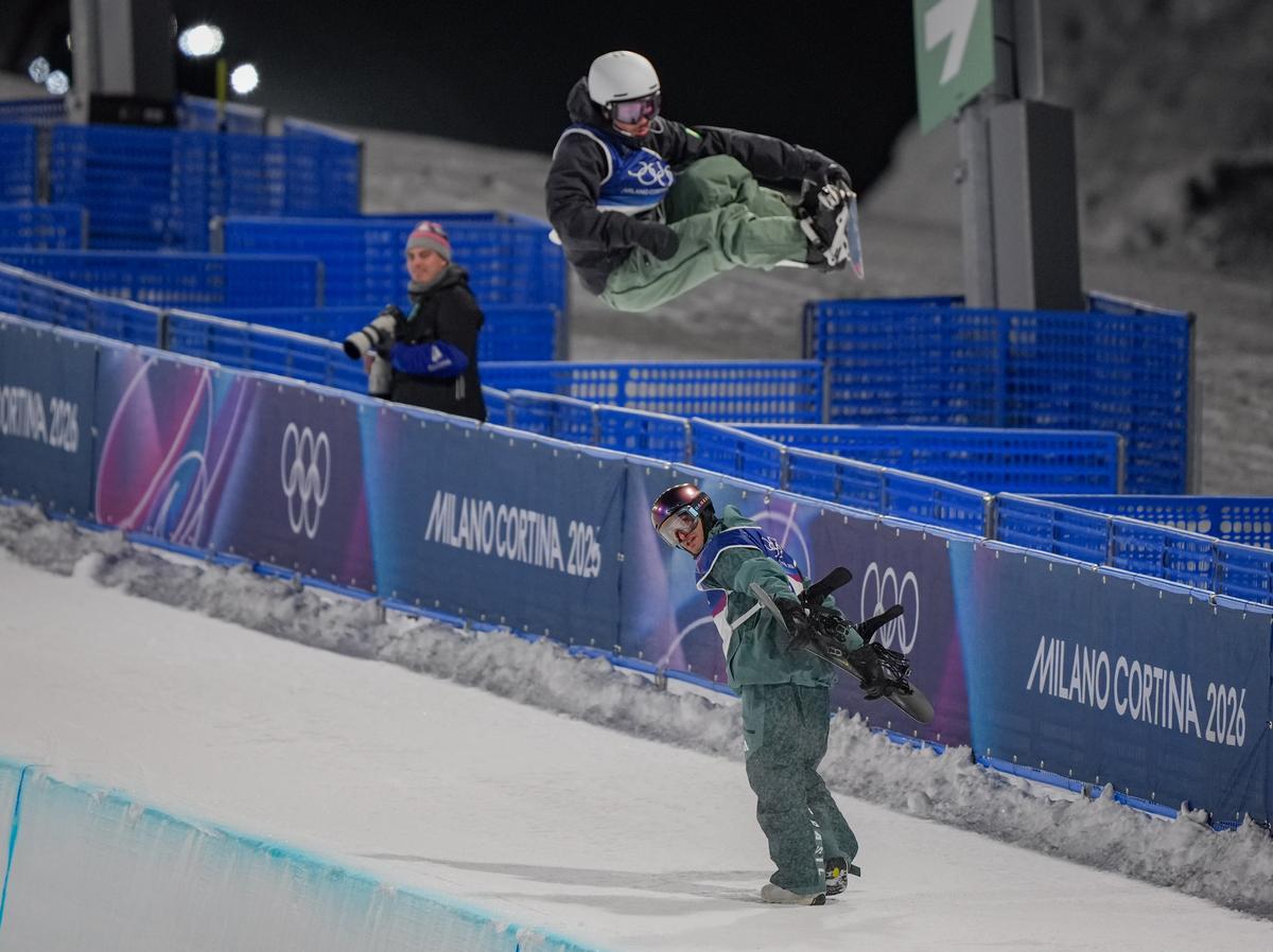Treinos de esqui cross-country e snowboard halfpipe movimentam domingo do Time Brasil em Milão-Cortina 2026