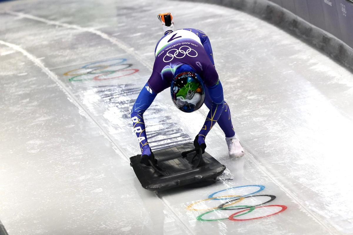 Nicole Silveira completa primeiras descidas no skeleton em Milão-Cortina no Top 15