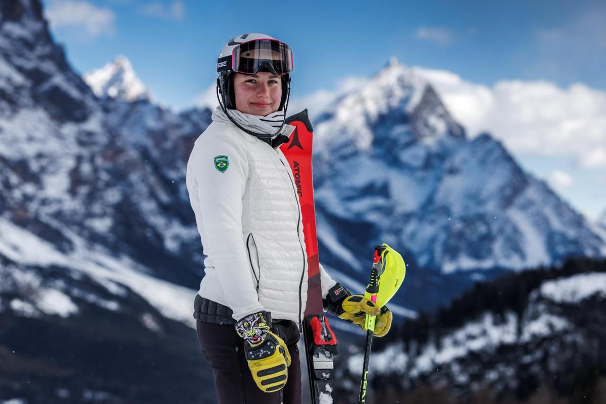 Alice Padilha recoloca o Brasil no esqui alpino feminino Olímpico após 12 anos
