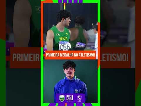 Thiago Lacerda conquista o bronze no lançamento do dardo no Pan Júnior Assunção 2025!