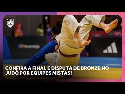 Veja a final e disputa de bronze por equipes mistas | Judô | Jogos da Juventude CAIXA Brasília