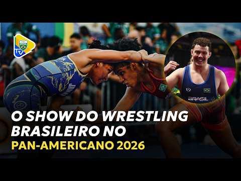Melhores momentos dos brasileiros no Pan-Americano de Wrestling, em Coralville