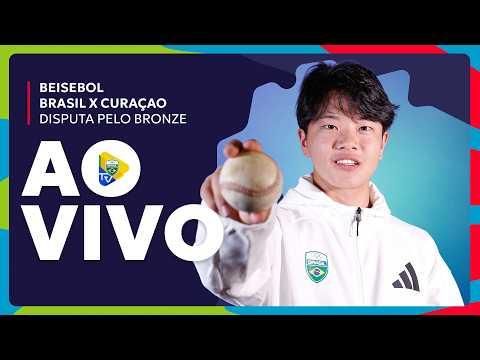 BEISEBOL BRASIL X CURAÇAO - AO VIVO - 25/04 (APENAS IMAGENS) | SUL-AMERICANO DA JUVENTUDE PANAMÁ