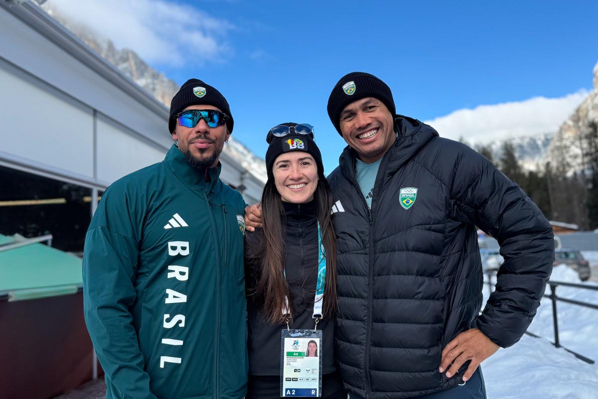 Helena Petry/COB Primeiros atletas do Time Brasil chegam à vila olímpica de Cortina D'Ampezzo para Milão-Cortina 2026