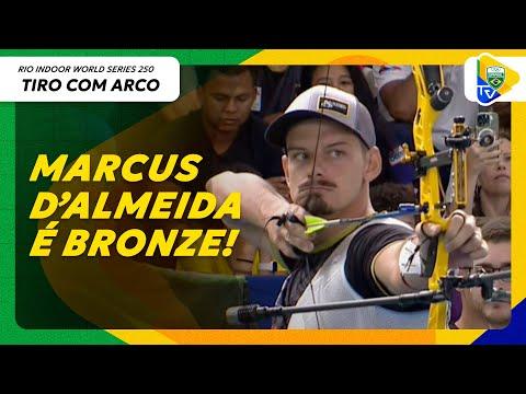 SHOW DE MARCUS D’ALMEIDA NO BRONZE DO RIO INDOOR 250 DE TIRO COM ARCO!