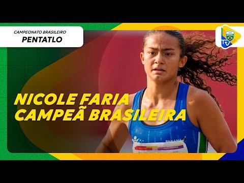NICOLE FARIA É CAMPEÃ BRASILEIRA DE PENTATLO MODERNO COM APENAS 15 ANOS!