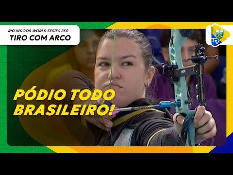 OURO, PRATA E BRONZE! BRASIL DOMINA RECURVO FEMININO NO RIO INDOOR 250 DE TIRO COM ARCO
