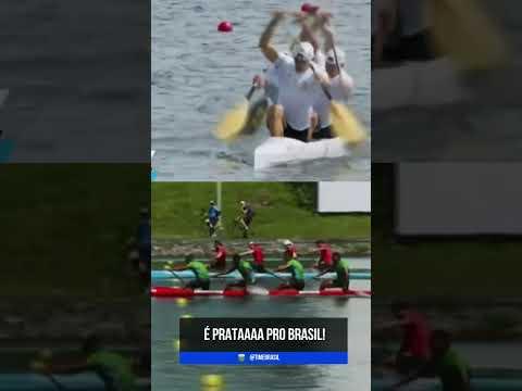 É PRATA NA CANOAGEM VELOCIDADE 🥈🚣♀️🇧🇷
