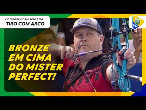 TICO BATE 'MISTER PERFECT' E FICA COM O BRONZE NO COMPOSTO DO RIO INDOOR 250 DE TIRO COM ARCO!