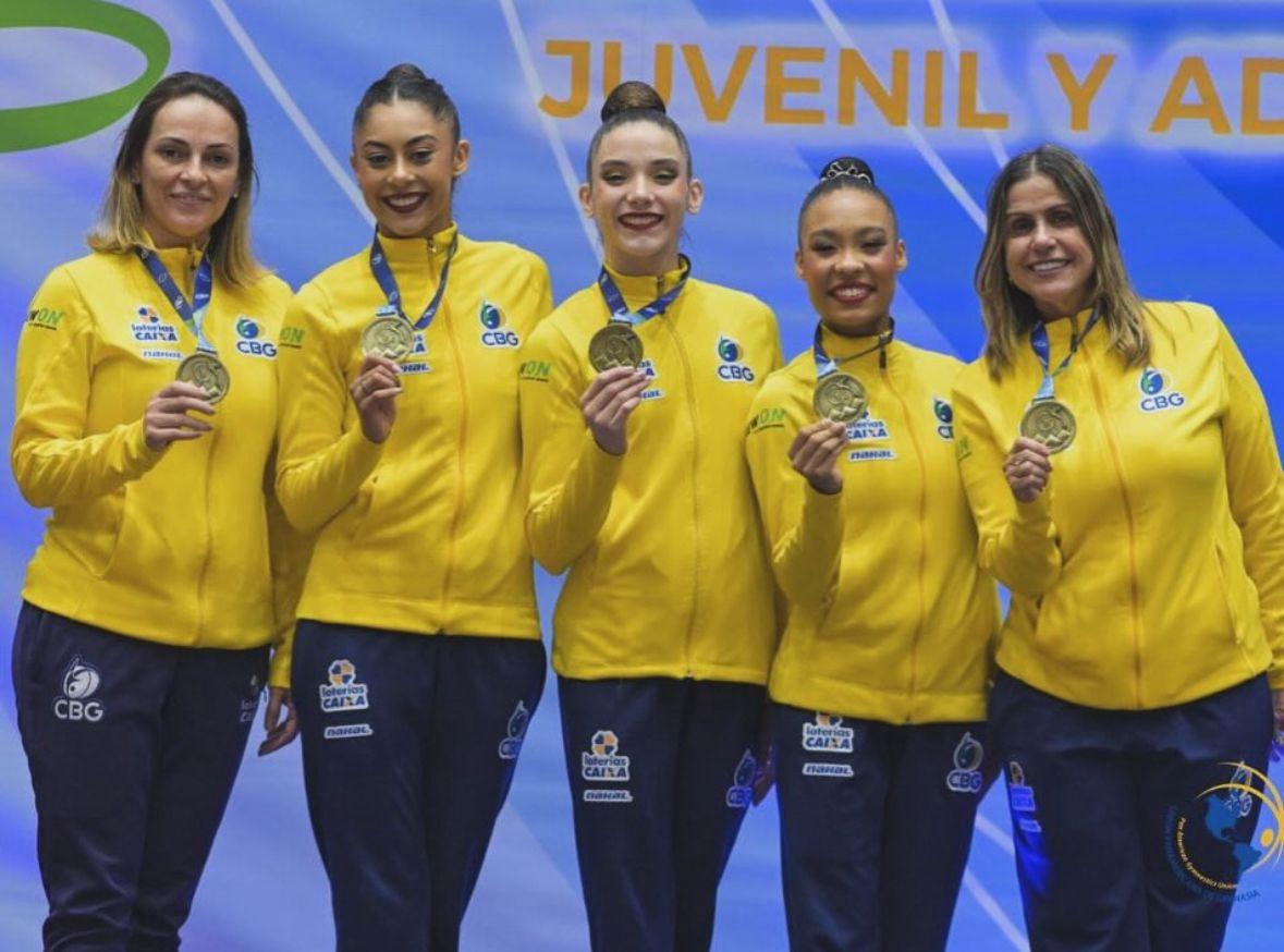 Resultados Time Brasil: Bárbara Domingos e Maria Eduarda Alexandre brilham no Pan-americano de ginástica rítmica